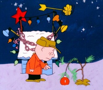 Charlie Brown Christmas Tree Image Full Desktop Background