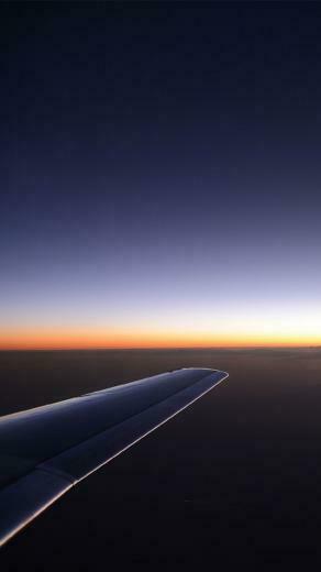 Aircraft Sunrise Wallpaper iPhone