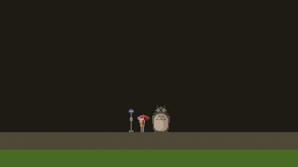 Minimalistic My Neighbour Totoro Studio Ghibli HD Wallpaper