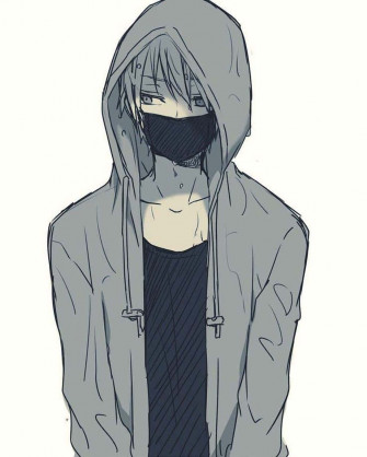 Anime Boy With Mask Wallpaper