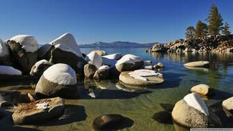 Lake Tahoe Rocks Wallpaper