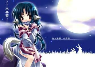Cute Wolf Girl Silveriness Image