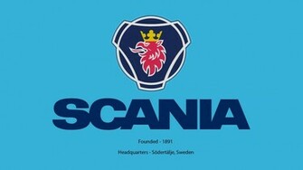 Scania Logo Wallpaper Brands Background Photo