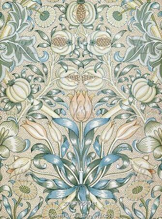 Lily And Pomegranate Wallpaper By William Morris England Late 19th