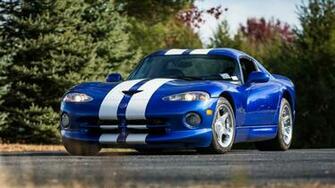Dodge Viper Gts Coupe Cars Blue Wallpaper