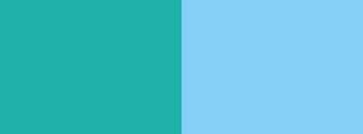 Light Sea Green And Sky Blue Two Color Background