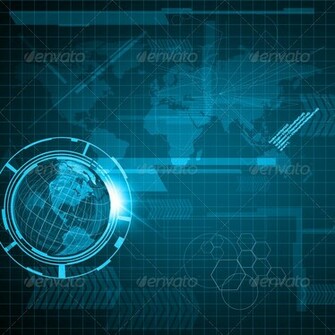 Techno Background Blue Stock Photo Photodune