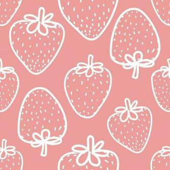 Fresh Strawberry Seamless Background Vectors