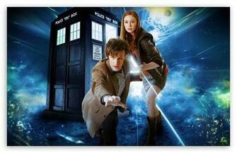 Doctor Who Matt Smith And Karen Gillan HD Wallpaper For Standard