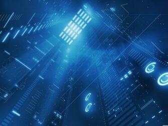 Blue Electronic Abstract Hq Wallpaper High