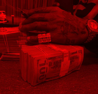Red Money Aesthetic Dark Wallpaper