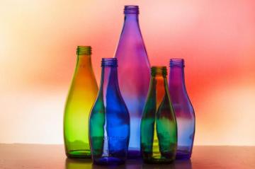 Colored Glass Bottles