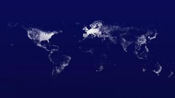 Minimalist Map HD Wallpaper