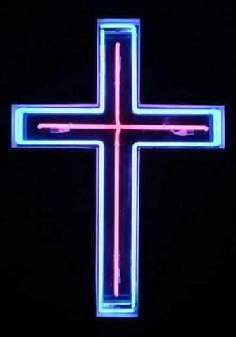 Cross Neon Sign Home Decor