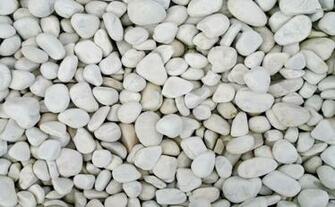 White Pebbles HD Wallpaper Stone 3d