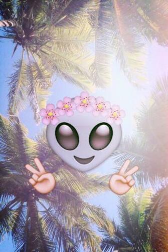 Cute Alien Background