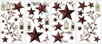 Country Stars And Berries Wall Stickers Sticker Outlet Pictures