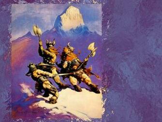My Wallpaper Fantasy Frank Frazetta Fight