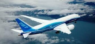 Boeing Dreamliner N787ba During Flight