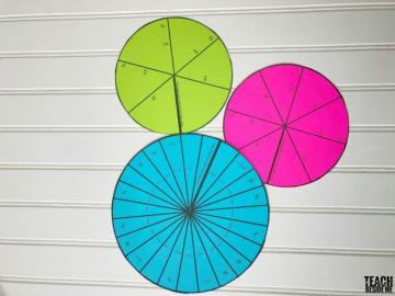 Adding Fractions Fraction Addition Dial Teach Beside Me