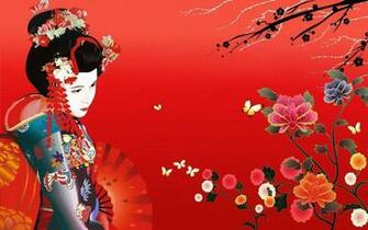 Geisha Wallpaper HD Background Wallpaperin4k Net