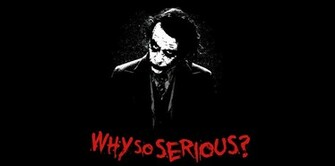 Joker Why So Serious By Mjlynch712