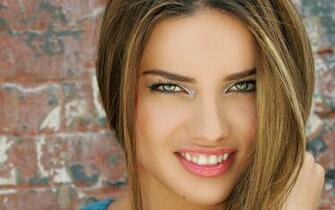 Adriana Lima Women Sexy Fashion Models Brunettes Glamour Babes Face