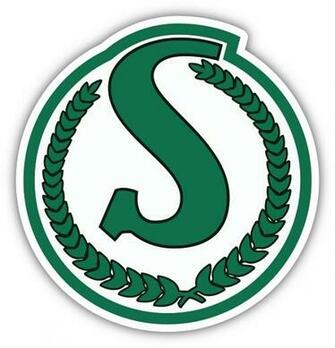 Saskatchewan Roughriders Retro Vinyl Die Cut Decal Sticker Large