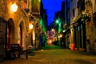 City Street Lights At Night HD Image Wallpaper Pocketyguys