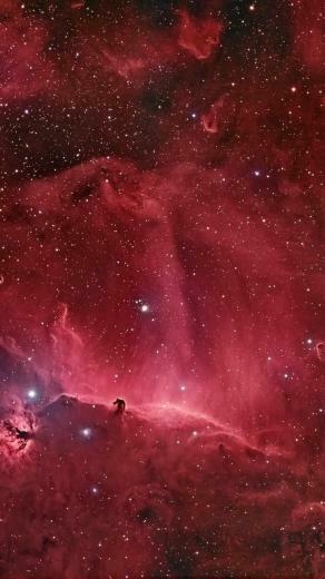 Red Space Wallpaper Nebula iPhone Plus