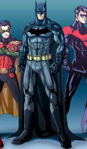 Batman Robin Dc Comics Batgirl Nightwing Red Hood Wallpaper