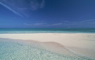 Hawaii Beach Horizon Wallpaper Stock Photos