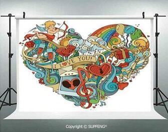 Amazon Photography Background Love With Eros Arrow Music