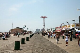 Coney Island Boardwalk New York Pictures