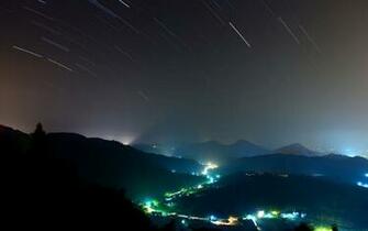 Pics Photos Night Shooting Star HD Wallpaper