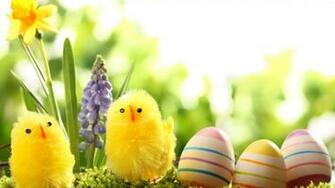 Easter Basket Decoration HD Wallpaper Wallpaperfx