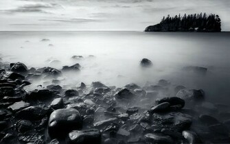 Lake Superior Long Exposure HD Desktop Wallpaper Widescreen High
