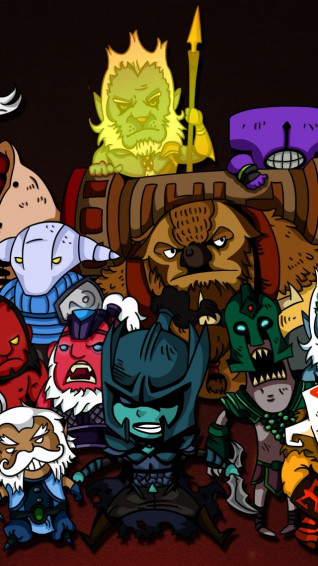 iPhone 5s 5c Dota Wallpaper HD Desktop
