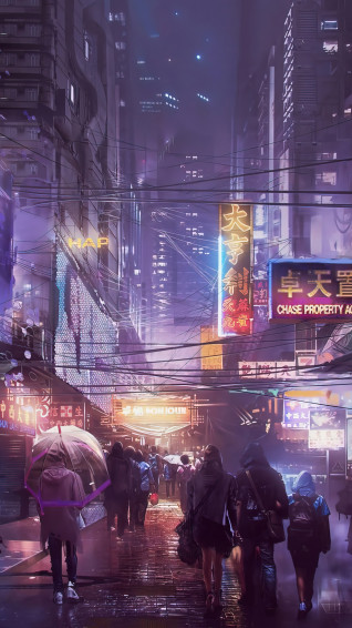 Cyberpunk Night City Art 4k Wallpaper