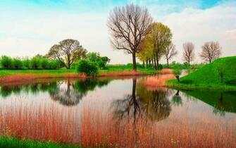 Nature Spring River HD Wallpaper