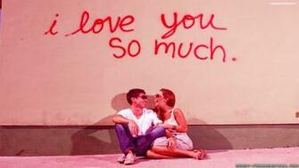 Descargar Imagen Couple Love You So Much Wallpaper HD