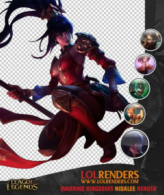 Warring Kingdoms Nidalee Render League Of Legends By Viciousblue On