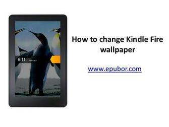 Change Kindle Fire Wallpaper