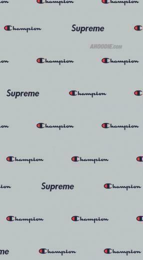 Champion X Supreme Art Hypebeast Wallpaper Bape