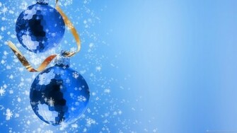 Blue Christmas Background HD Wallpaper In Celebrations