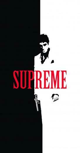 Supreme iPhone Wallpaper Top Background