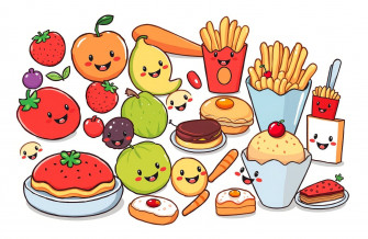 Cartoon Food Wallpaper
