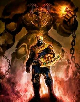 Thanos Summons Exodia Yu Gi Oh Artwork