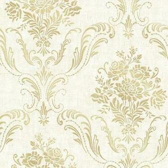Manor Cream Floral Damask Wallpaper Warehouse