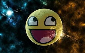 Awesome Smiley Wallpaper